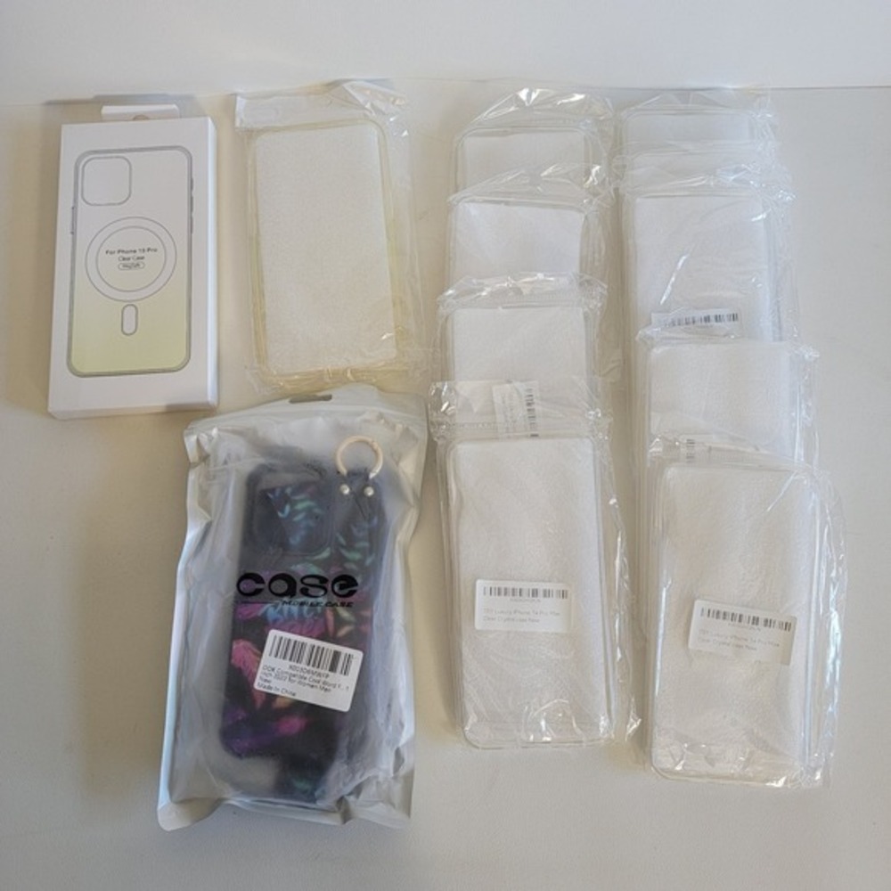 Bulk Wholesale Lot of 12 Mixed Cell Phone Cases Accessories Iphone‎ Android Mix